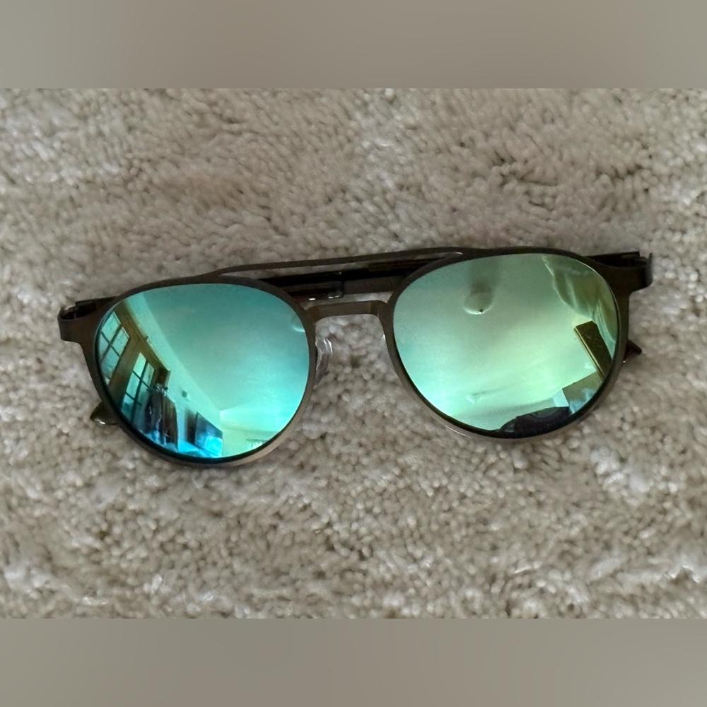 Marc Hunter 7915 Unisex Mirrored Aviator Sunglasses, Metal Frame, Double Bridge - Picture 2 of 7